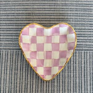 MacKenzie-Childs Hope Heart Limited Edition Breast Cancer Plate